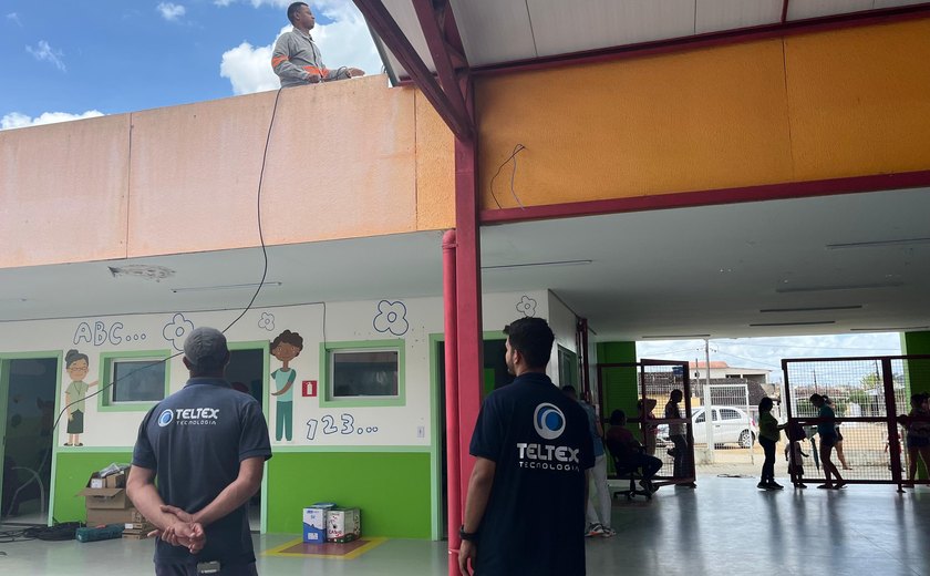 Prefeitura de Santana do Mundaú instala câmeras de segurança em Creche