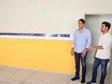Prefeito e secretário de Santana do Mundaú vistoriam reta final das obras da Creche Vivendo a Infância