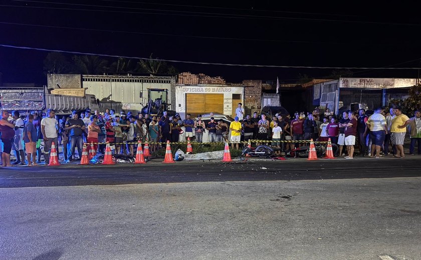Motociclistas morrem após colisão fatal em União dos Palmares
