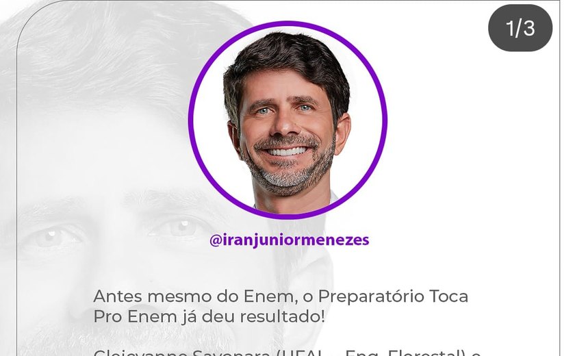 Prefeito Junior Menezes celebra sucesso do programa Toca Pro Enem com aprovação de estudantes em bolsas integrais