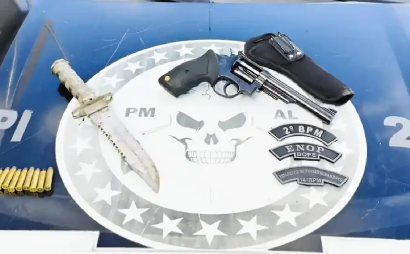 Homem é preso por posse ilegal de arma de fogo na zona rural de União dos Palmares