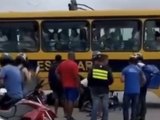 Ônibus Escolar Sai da Pista em Arapiraca e Deixa Feridos
