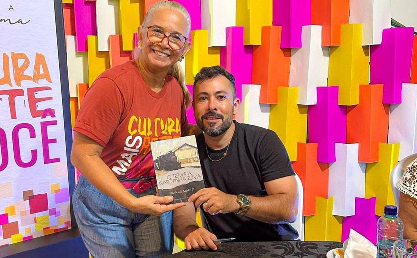 Livro 'O Trem e a Garotinha Ruiva' é lançado em noite literária na Casa Jorge de Lima em União dos Palmares