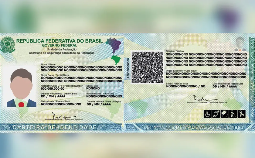 Nova Carteira de Identidade passa a ser emitida em alguns cartórios de Alagoas