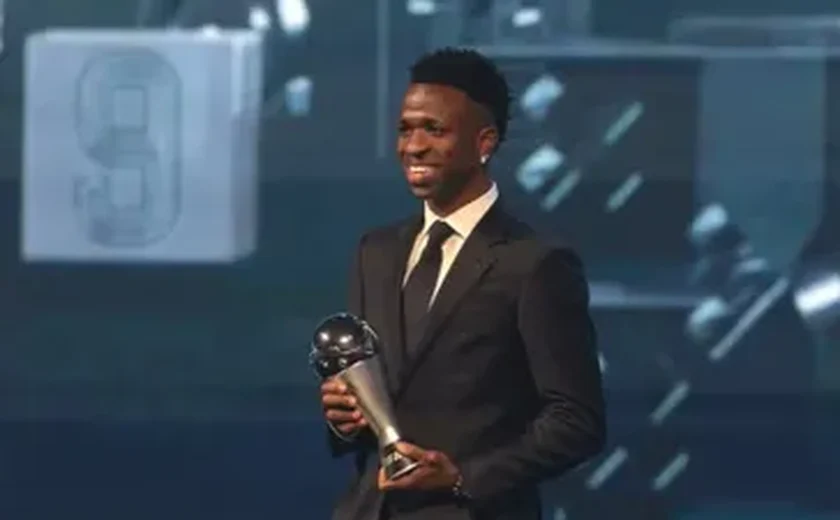 Vinícius Júnior é eleito o melhor jogador do mundo