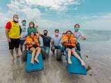 Prefeito JHC participa de edição especial do Praia Acessível