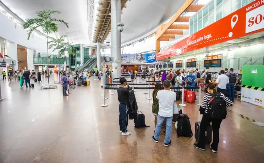 Aeroporto Zumbi dos Palmares teve um aumento de 24% no fluxo de desembarque em dezembro