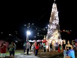 Moradores de Branquinha prestigiam abertura de natal realizado pela Prefeitura