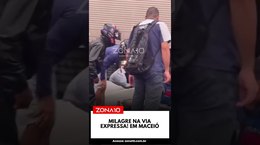 Motociclista sobrevive após cair embaixo de carreta na Via Expressa, em Maceió