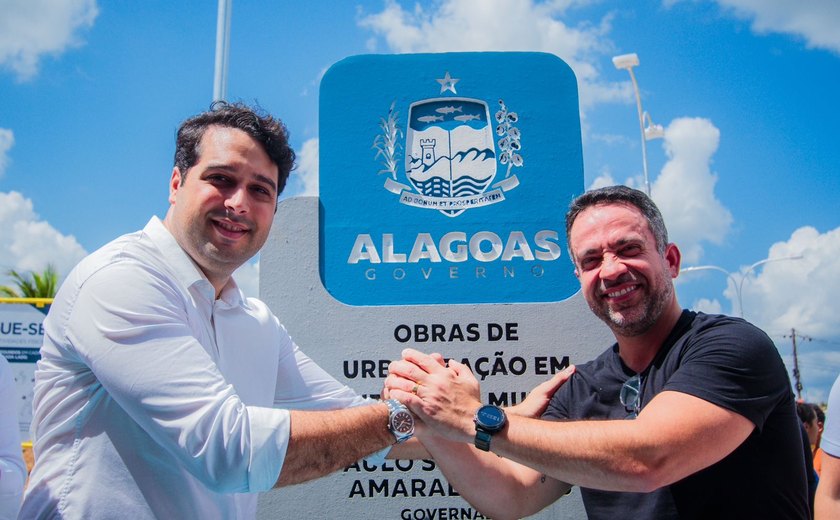 Prefeito e governador inauguram grandes obras na área da infraestrutura