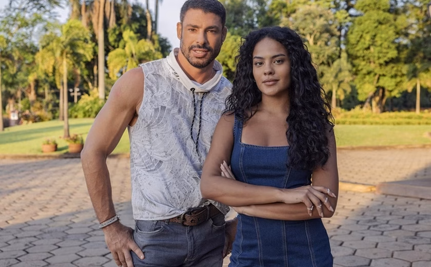 Bella Campos e Cauã Reymond discutem em bastidores de Vale Tudo