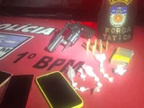 Em ações de combate ao crime, PM detém suspeitos e apreende armas e drogas