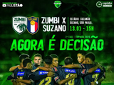 Zumbi enfrentará o Suzano na segunda fase da Copinha nesta segunda-feira (13)
