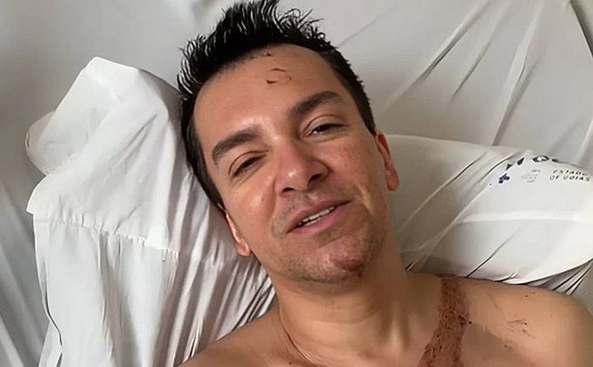 Régis Danese recebe alta de hospital após grave acidente