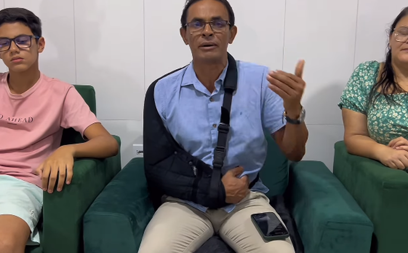 Marcos Silva publica pronunciamento e aparece bem após acidente grave