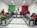 Vereador Marcos Filho recebe alunos de Direito da UNEAL na Câmara Municipal de União dos Palmares