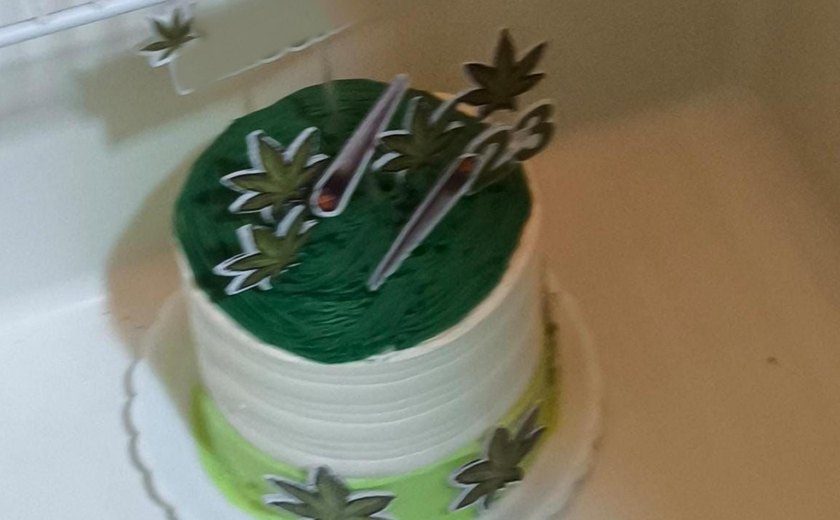 Festa de aniversário com tema de maconha termina em apreensões em União dos Palmares
