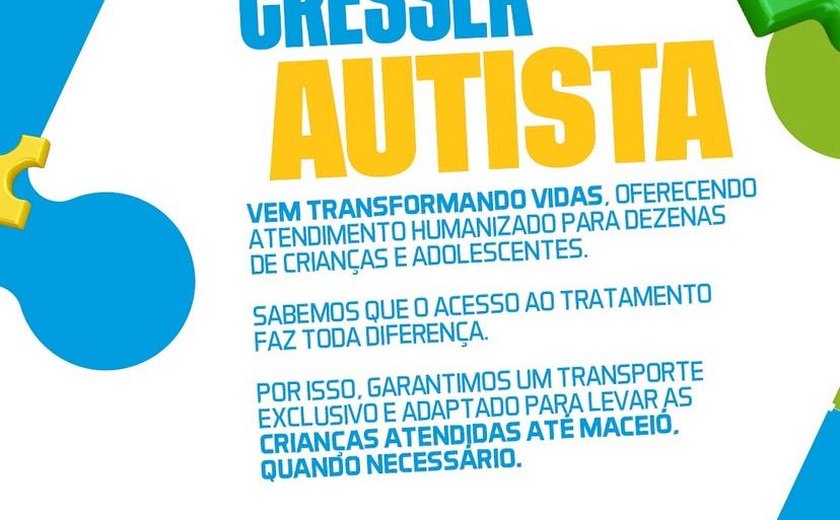 No mês de conscientização do autismo, prefeitura de Murici apresenta o programa CresSer Autista