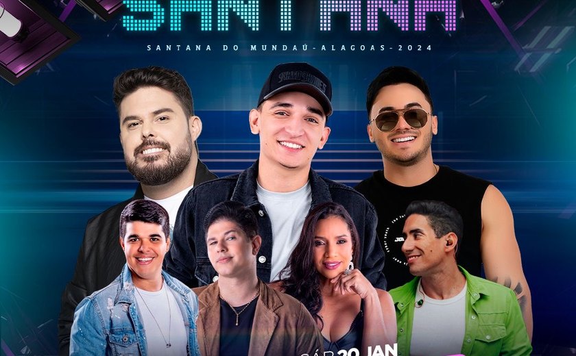 Prefeito de Santana do Mundaú anuncia programação artística da festa da Padroeira
