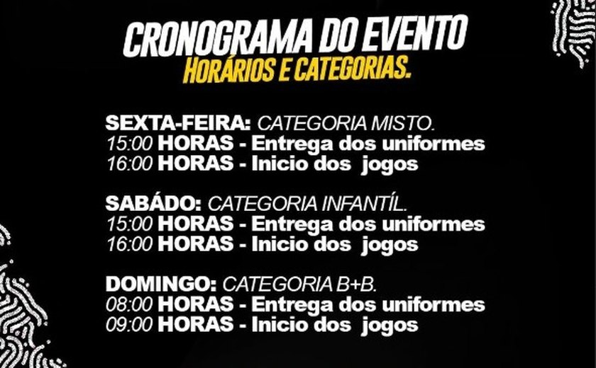 Abertura da Copa Bello de Futevôlei acontece nesta sexta-feira (13) em União dos Palmares