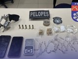 PM prende quatro por tráfico de drogas e porte ilegal de arma em União dos Palmares