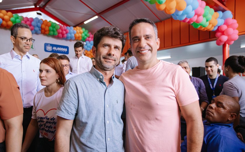 Prefeito Junior Menezes recebe o Governador Paulo Dantas para assinatura de ordens de serviço em União dos Palmares