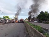 Rio Largo amanhece com protestos de moradores por falta de água e BR é bloqueada