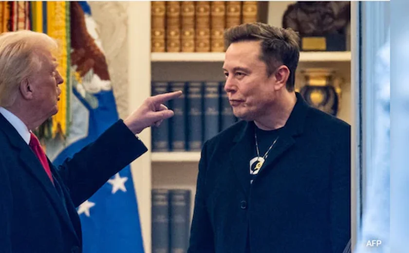 Questionado, Trump não descarta deportar Musk: 'Vamos ter que dar uma olhada nisso'