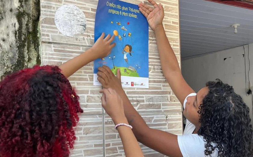 Ação em Santana do Mundaú marca Dia de Combate ao Trabalho Infantil