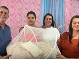 Prefeito Geo Cruz entrega kits de enxovais a gestantes do projeto Bem-Vindo à Vida