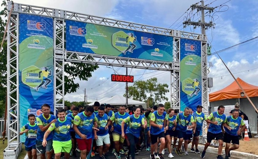 Prefeitura de Branquinha realiza 4ª edição da Corrida da Emancipação