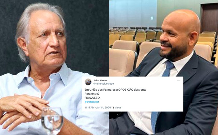 ‘Em União dos Palmares, Oposição desponta para o fracasso’, diz aliado de Mano