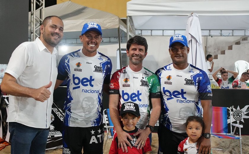 Como grande apoiador, Júnior Menezes prestigia abertura da Copa Bello