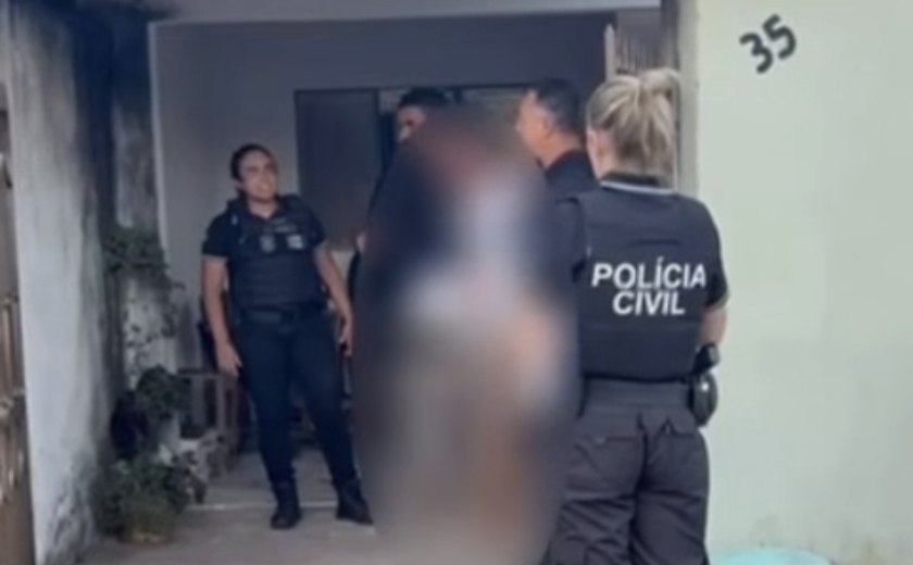 Polícia prende foragido por estupro de enteada em Maceió