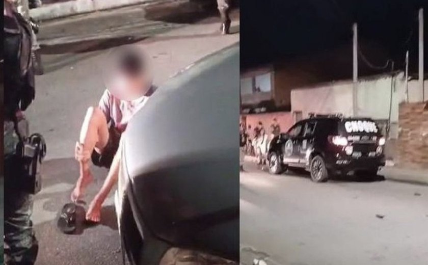 Adolescentes em moto roubada se acidentam durante perseguição policial em Maceió