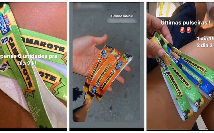'Acabei me lascando', diz influencer que vendeu de forma ilegal pulseiras do camarote do Verão Massayó