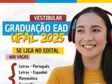 Ufal oferta 600 vagas para cursos gratuitos de graduação a distância