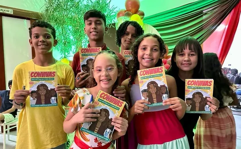 Alunos do Pilar produzem gibi sobre o Quilombo dos Palmares, localizado em União