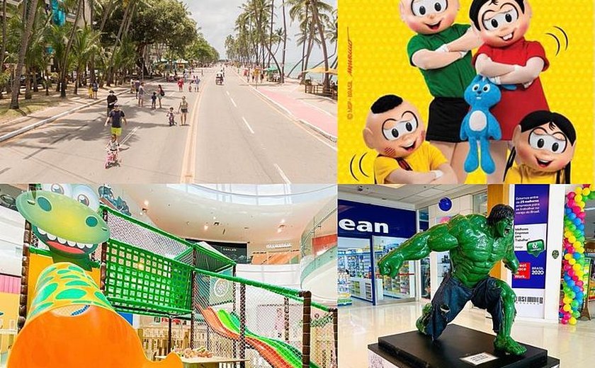 Dia das Crianças: veja a programação especial nos shoppings e na orla de Maceió