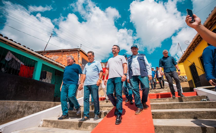 Paulo Dantas vai à Branquinha para entrega das primeiras obras do programa 'Minha Cidade Linda'