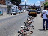 PM, Guarda Municipal e SMTT avançam Operação Sossego em União e destroem escapes apreendidos