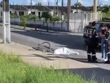 Ciclista morre em acidente com carreta no bairro Cidade Universitária, em Maceió