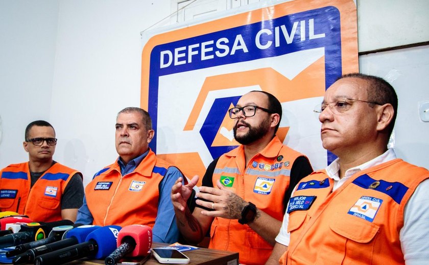 Defesa Civil Estadual faz teste de novo sistema de alerta de desastre em quatro cidades