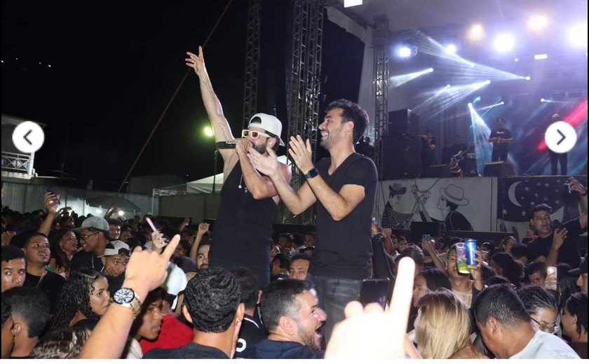 Prefeito André Castro encerra as festividades de emancipação política de Santana do Mundaú com shows de Máquina do Tempo, Renno Poeta e Heitor Costa