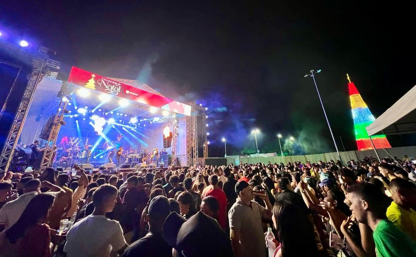 Prefeitura de Branquinha promove encerramento do projeto Um Encanto de Natal com shows artísticos
