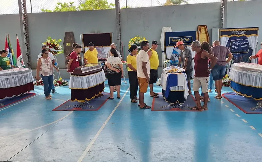 Quatro vítimas da mesma família são sepultadas em União dos Palmares