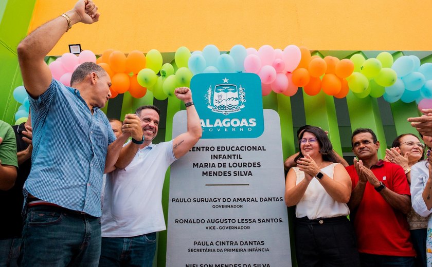 Governador Paulo Dantas inaugura Creche CRIA em Campestre