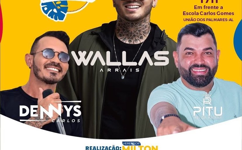 Wallas Arrais é principal atração do Bloco Amarelou organizado por Milton do Complementar