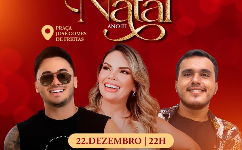Um Encanto de Natal: com shows artísticos, prefeitura de Branquinha encerrará mais uma edição do projeto