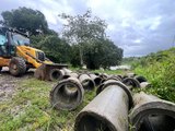 Prefeitura de Branquinha realiza grande obra de drenagem no assentamento Santo Antônio da Boa Vista